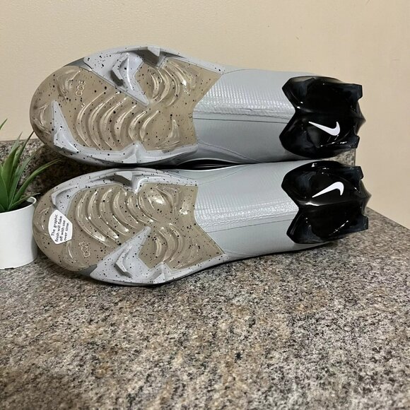 Nike Vapor Edge Pro 360 2 Grey Black‎ DA5456-002 Mens Size 13 Football Cleats - Picture 7 of 8